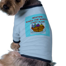 boating doggie tshirt