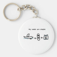 Boating is all I need Key Chains