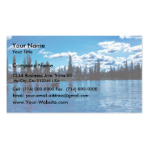 Boating on the Kenai River Business Card Template