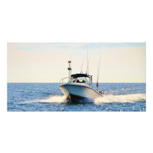 Boating on the Lake Personalized Photo Card