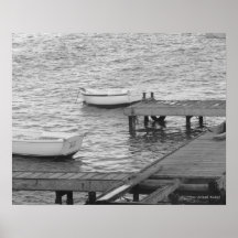 Boats on the Mediterranean Sea Print