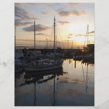 BoatsSunset041609b Custom Flyer