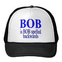 Bob is Bob backwards Hats