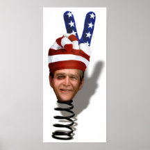 Bobblehead Bush Poster
