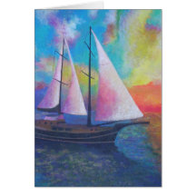 Bodrum Gulet Cruise Greeting Card