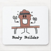 Body Builder Mousepads