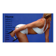 Body Building Business Card Template