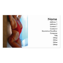 Body Building Business Card Template