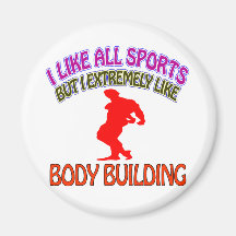 Body Building designs Fridge Magnets