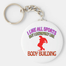 Body Building designs Key Chain