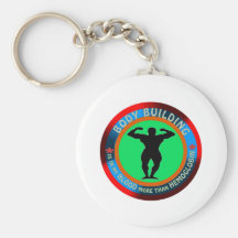 Body building designs keychain