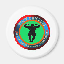Body building designs magnet
