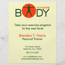Body Madness Fitness Personal Trainer Flyers