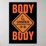 Body Under Construction Print