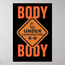 Body Under Construction Print