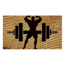Bodybuilder Business Cards