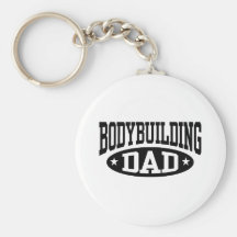Bodybuilding Dad Key Chain