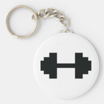 bodybuilding dump bells keychains