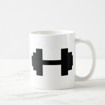bodybuilding dump bells mug