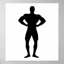 Bodybuilding sports posters