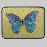 Boho Blue Butterfly Mac Book Sleeve macbook sleeves
