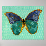 Boho Butterfly Art Print