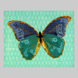 Boho Butterfly Art posters