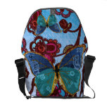 Boho Butterfly  Messenger Bag