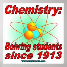 Bohr atom posters