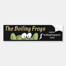 Boiling Frogs Post © Rear Window/ Bumper Stickers