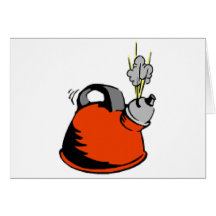 Boiling Teakettle Card
