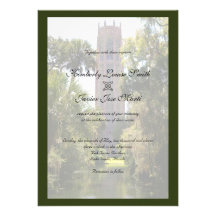 Bok Tower Wedding Personalized Announcements