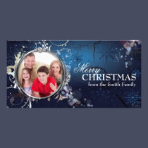 Bold Beautiful Merry Christmas Holiday Photo Card photo cards