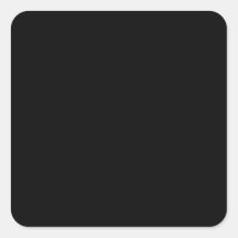Bold Black Background Sticker