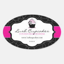 Bold Cupcake Stickers