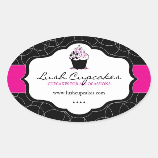 Bold Cupcake Stickers