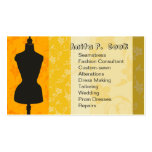 Bold Custom Dress Form Business Card Template