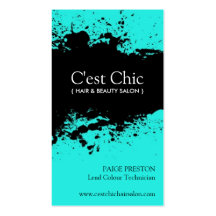 Bold Salon Business Cards