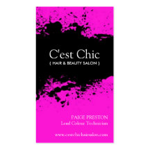 Bold Salon Business Cards