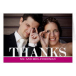 Bold Thanks Thank You Card