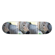 Bold Zebra Skateboard