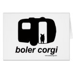 Boler Corgi Note Card - Pembroke