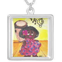 Bomba Dancing Rag Doll Pendant