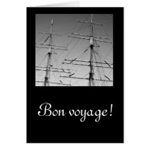 Bon voyage card