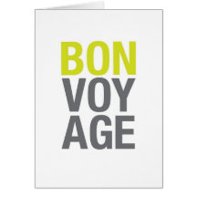 Bon Voyage Greeting Cards