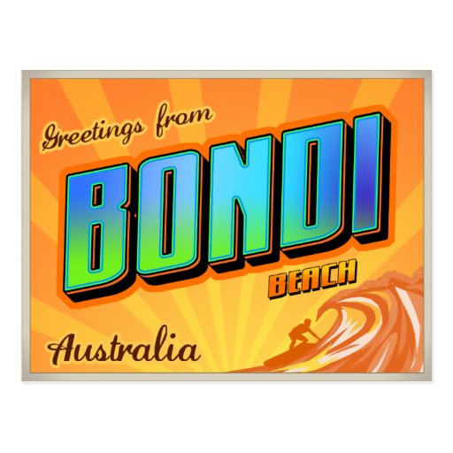 BONDI POST CARDS