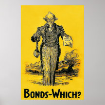 Bonds ~ Which? Vintage World War 1. Poster