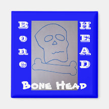 Bone head magnet