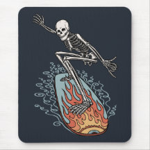Bonehead Board Dude Mousemats
