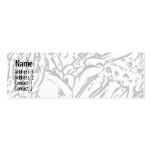 Bones - Skinny Business Card